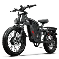 TIFGALOP F7 City Electric Bicycle 1000W52V24AH 35mph Top Electric Bicycle 20 inch Fat Tire Hydraulic oil brake,dual shock absor