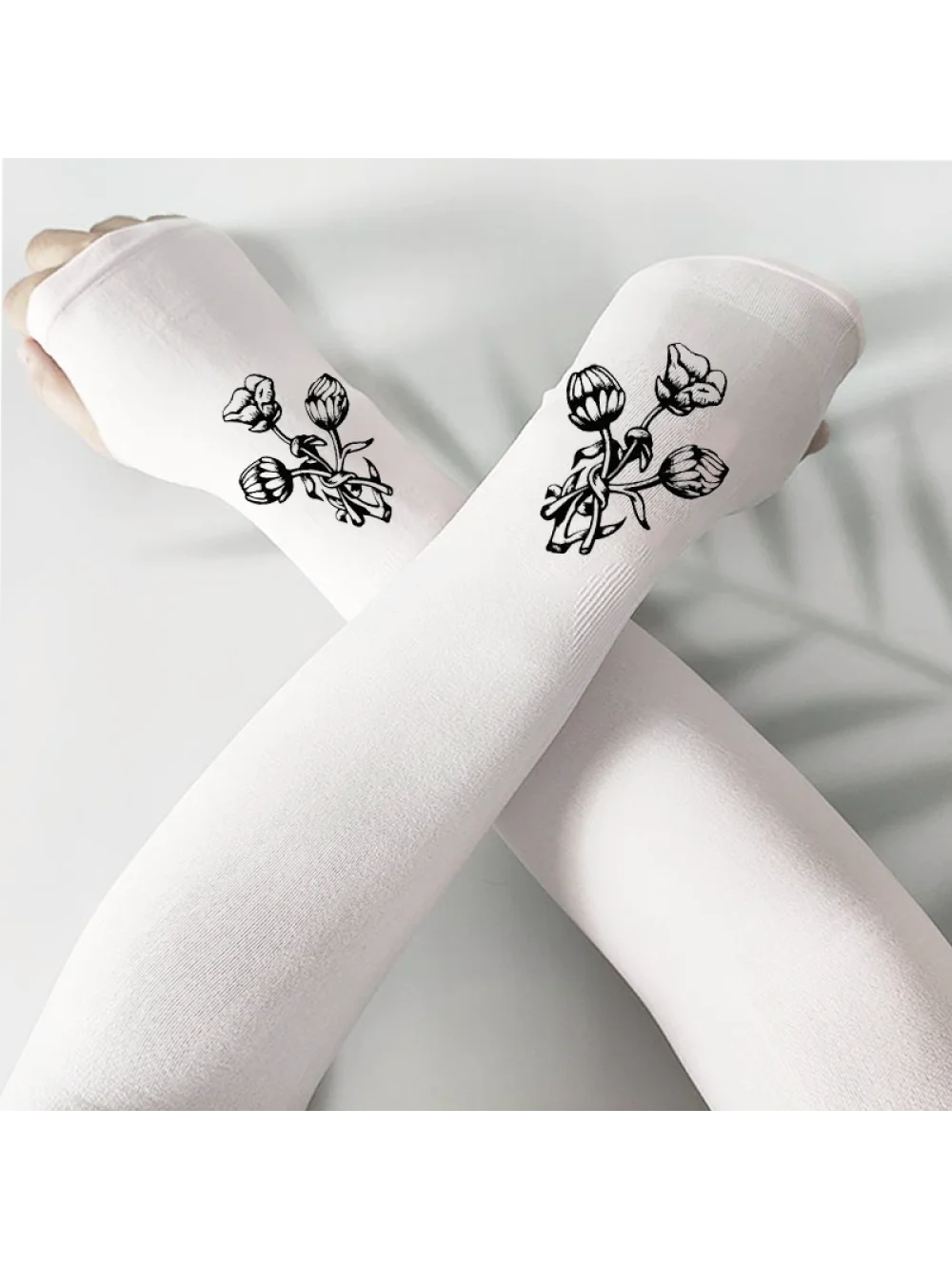 

2026 Summer New Fashionable Sleeve Cover Solid Color Printed Outdoor Sleeve Cover Multi functional Breathable Arm Protection Y2K
