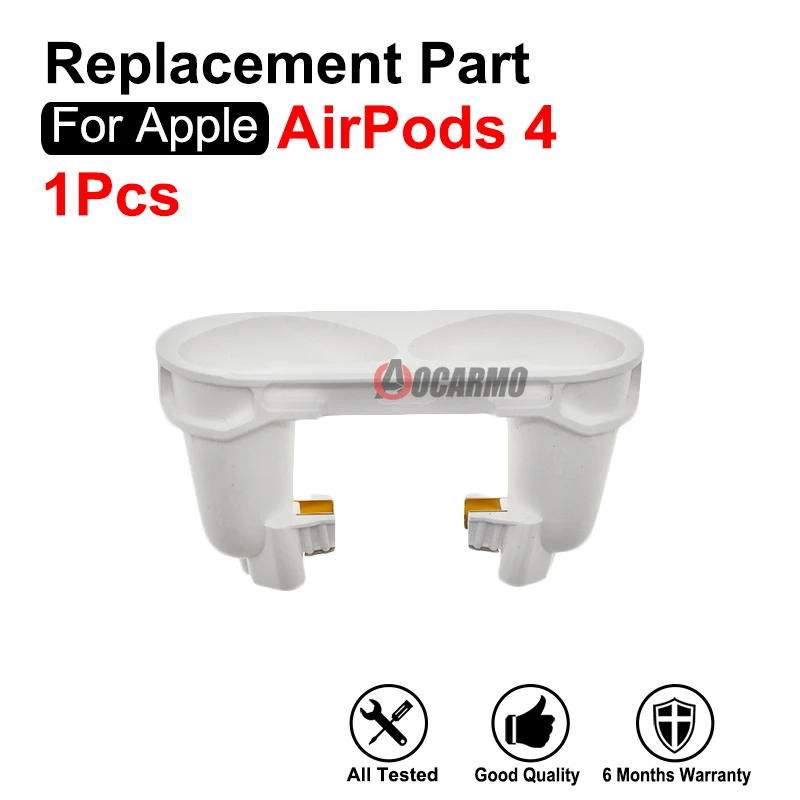 

1 шт. для AirPods 4, порт зарядного устройства для наушников, аккумуляторный отсек, контакт для зарядки, запасные части для ремонта