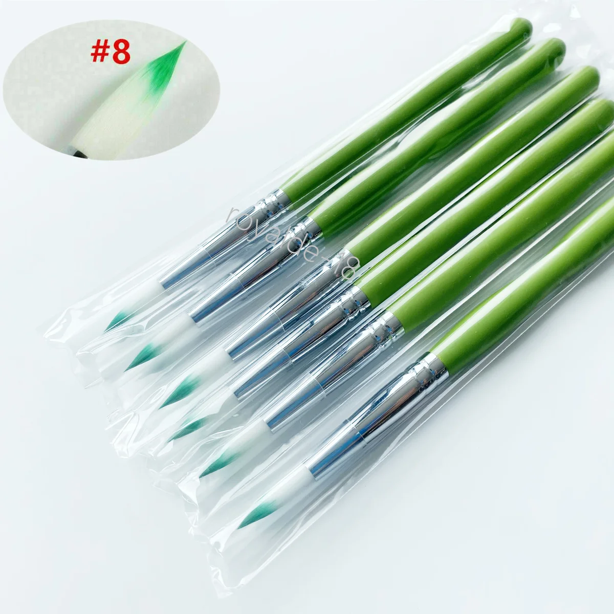 #8 Dental Lab Brushes Porcelain Ceramic Brush Pen Dentins Build Enamel Zirconia