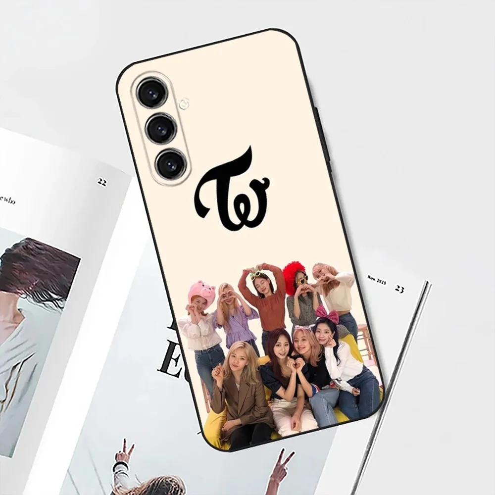 KPOP Girl T-TWICE-S  Phone Case For Samsung Galaxy A13,21s,22,31,32,52,53,71,80,91 Black Soft Cover