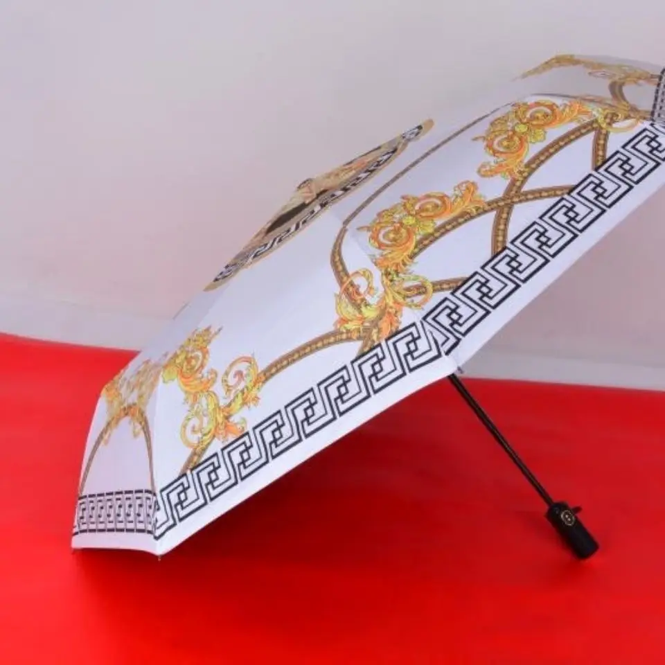 

European-Style Automatic Opening Folding Vinyl Sun Protective Sun Umbrella UV-Proof Umbrella Dual-Use for Men and Women