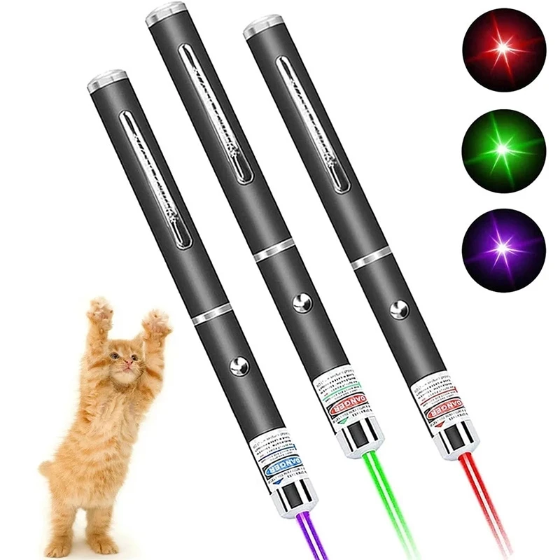 (No batteries) Laser Pointer Red Purple Green Point 650Nm 532Nm 405Nm Visible Focus Powerful Pointer Pen Optics Equipments