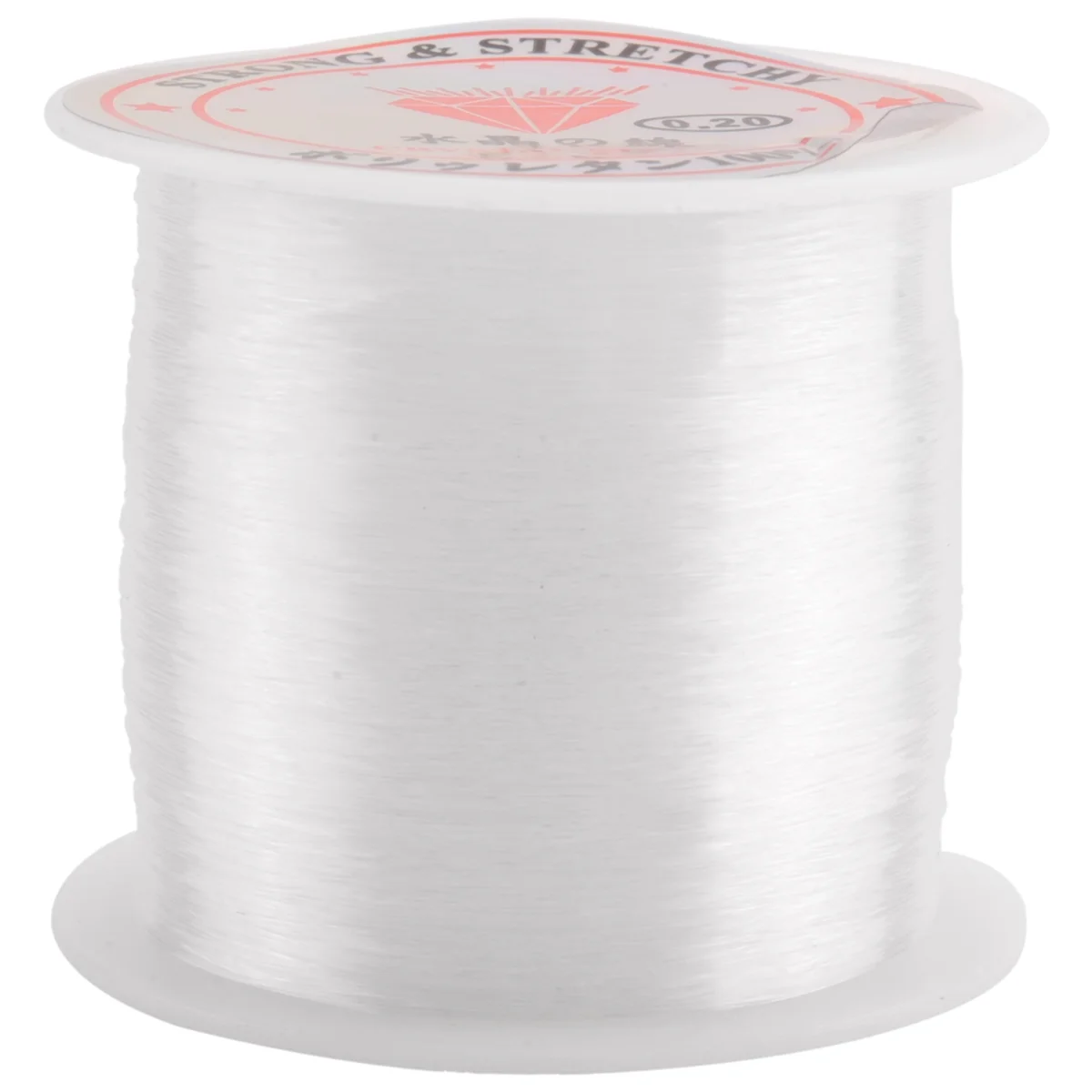 SMIEA 0.2mm Diameter Clear Nylon Fish Fishing Line Spool Beading String