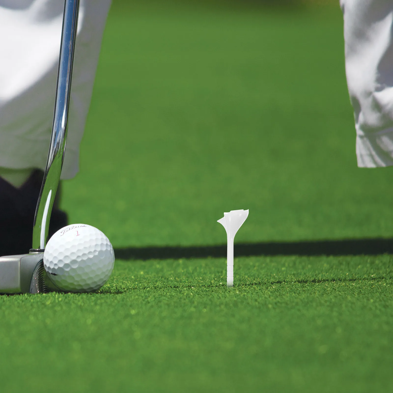 5 قطع من تي شيرتات الجولف البلاستيكية، رؤوس مختلفة اختر اتجاه الكرة، مقاومة أقل، لفة طويلة، تي شيرتات جولف بلاستيكية #1