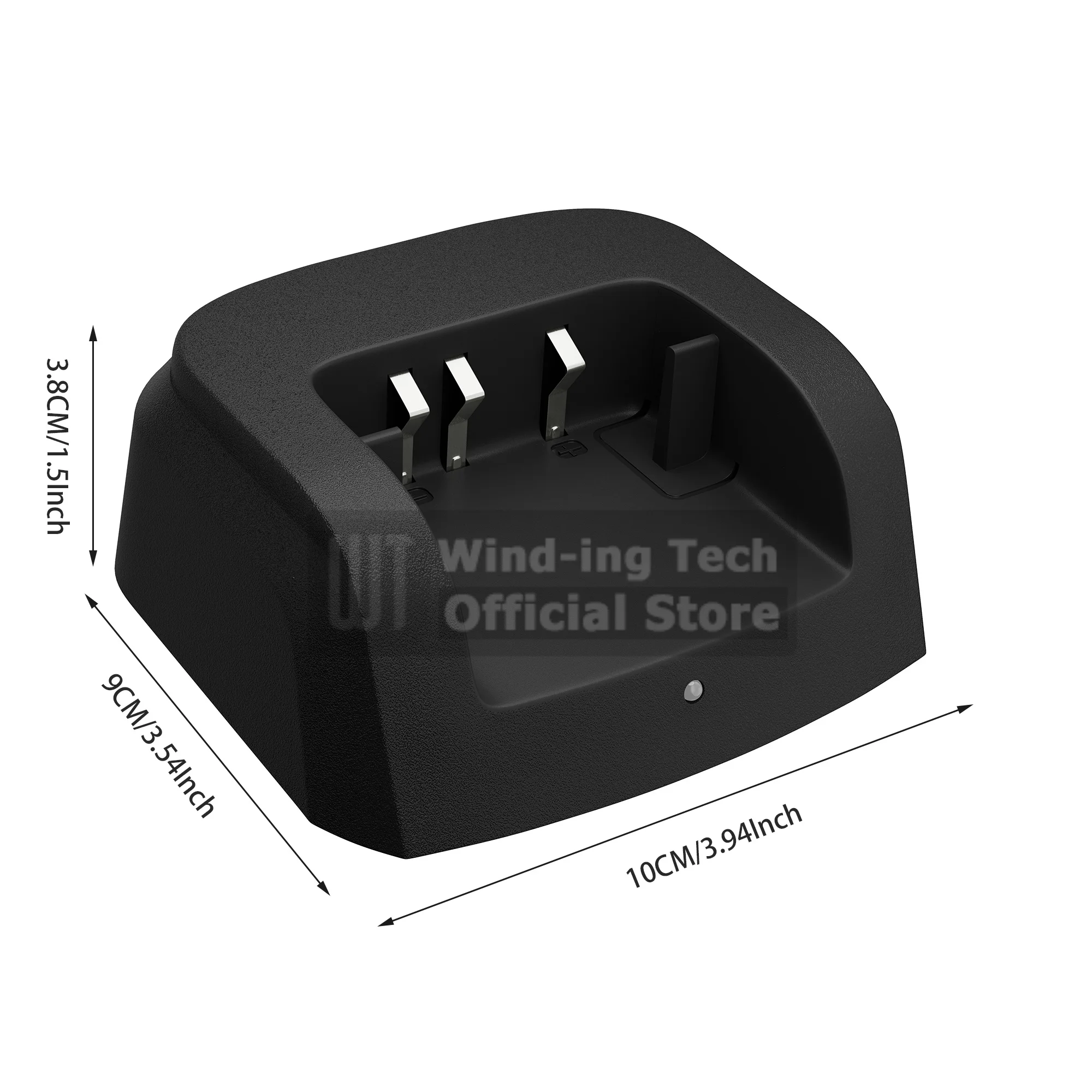 BT-9000 Battery Desktop Charger Base For RT-950 Walkie Talkie Battery Compatible with BJ-9000 Two Way Radio Accessory RT-950 Pro