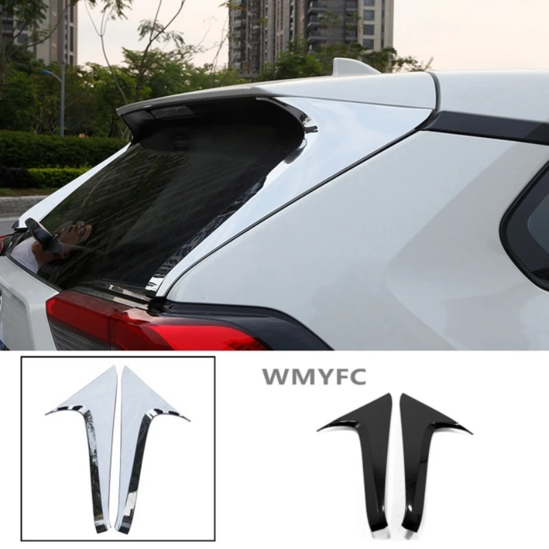 For Toyota RAV4 RAV 4 2019 2020 2021 2022 2023 XA50 ABS Car Exterior C-Pillar Molding Strip Cover Decoration Trim Accessories