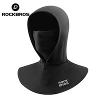 ROCKBROS Cycling Full Face Mask Winter Hat Fleece Windproof Warm Balaclava Men Women Scarf Motorcycle Skiing Outdoor Sports Cap