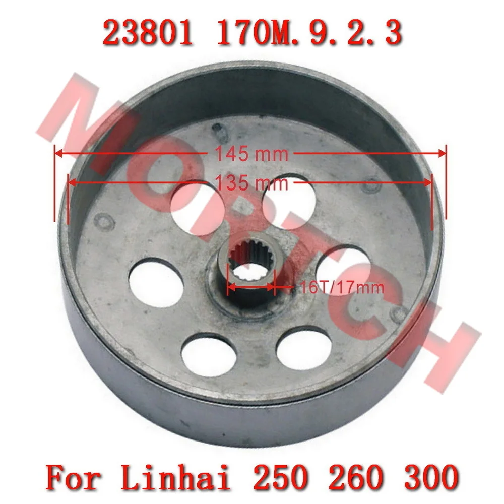 

Clutch Housing for MAJESTY LINHAI Feishen Gsmoon Buyang Jinlang Xingyue Sym Citycom GTS 250 260 300 YP250 JL250 LH300 23801a