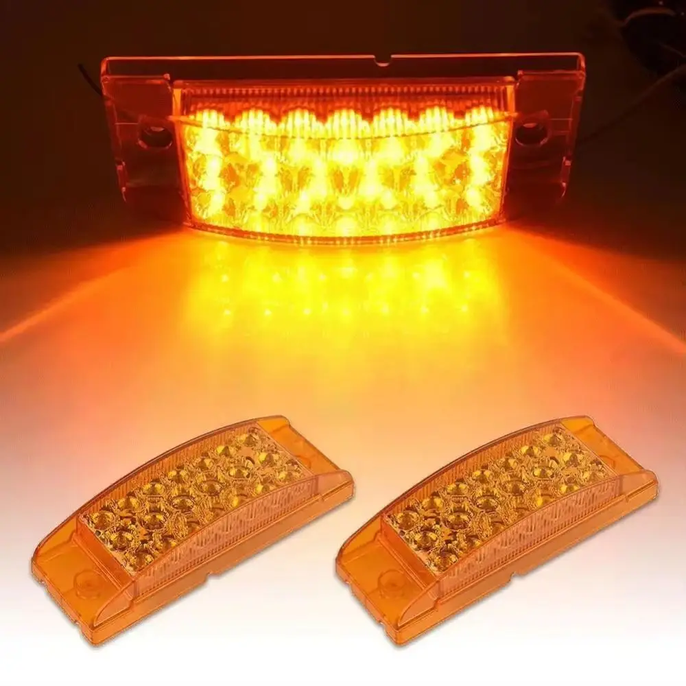 

Высокая яркость 21LED габаритный фонарь для грузовика, квадратный светодиодный габаритный фонарь для предотвращения столкновений, боковой фонарь, предупреждающий мигающий индикатор, лампа для автомобиля