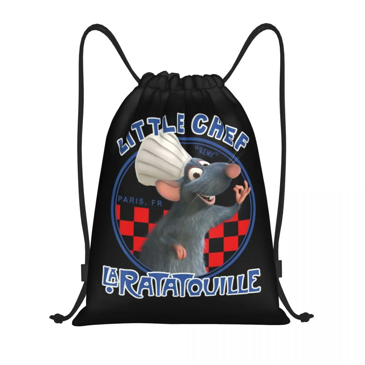 Custom Ratatouilles Remy Drawstring Bag for Training Yoga Backpacks Men Women Little Chef Sports Gym Sackpack