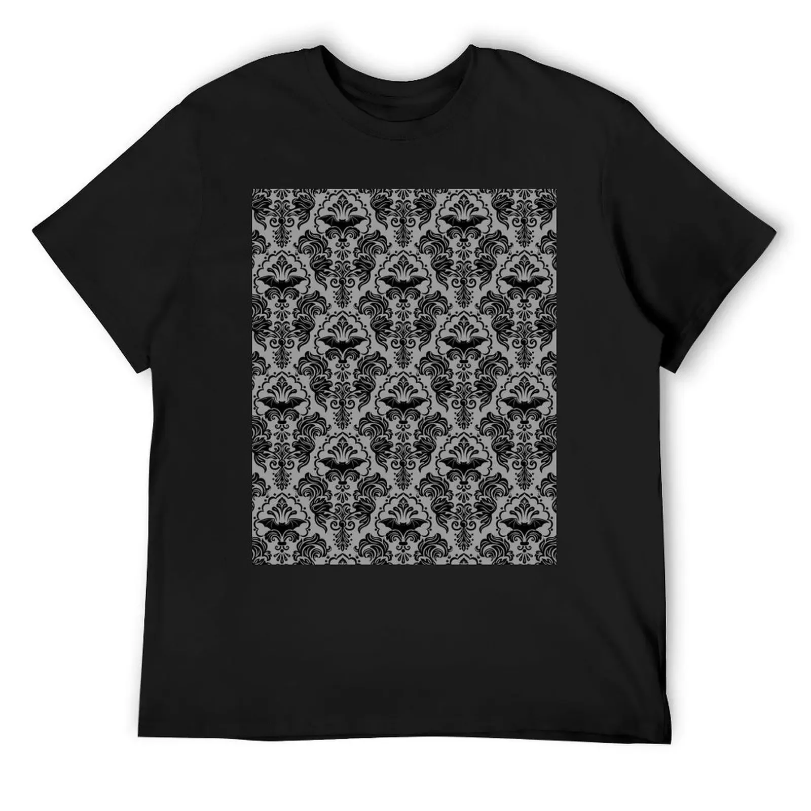 Bat Damask T-Shirt custom shirt aesthetic clothes Men's t-shirts