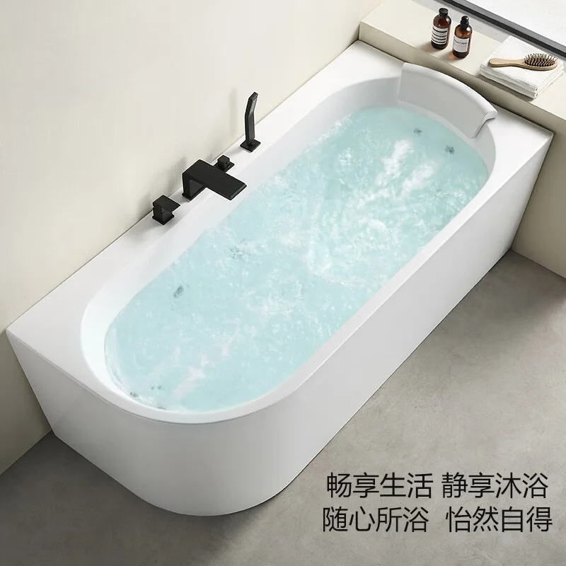 

Home Acrylic Jacuzzi Free-standing Surf Left and Right Skirt Soaking Pool