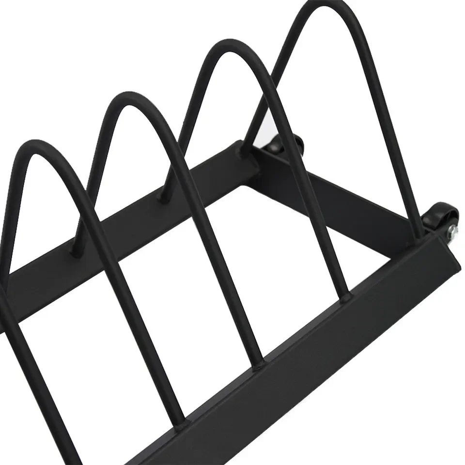 ชั้นวางของแนวนอน รถเข็นเก็บของในโรงยิม รถเข็นเก็บของเคลื่อนที่ ชั้นวางบาร์เบลแบบเคลื่อนย้ายได้