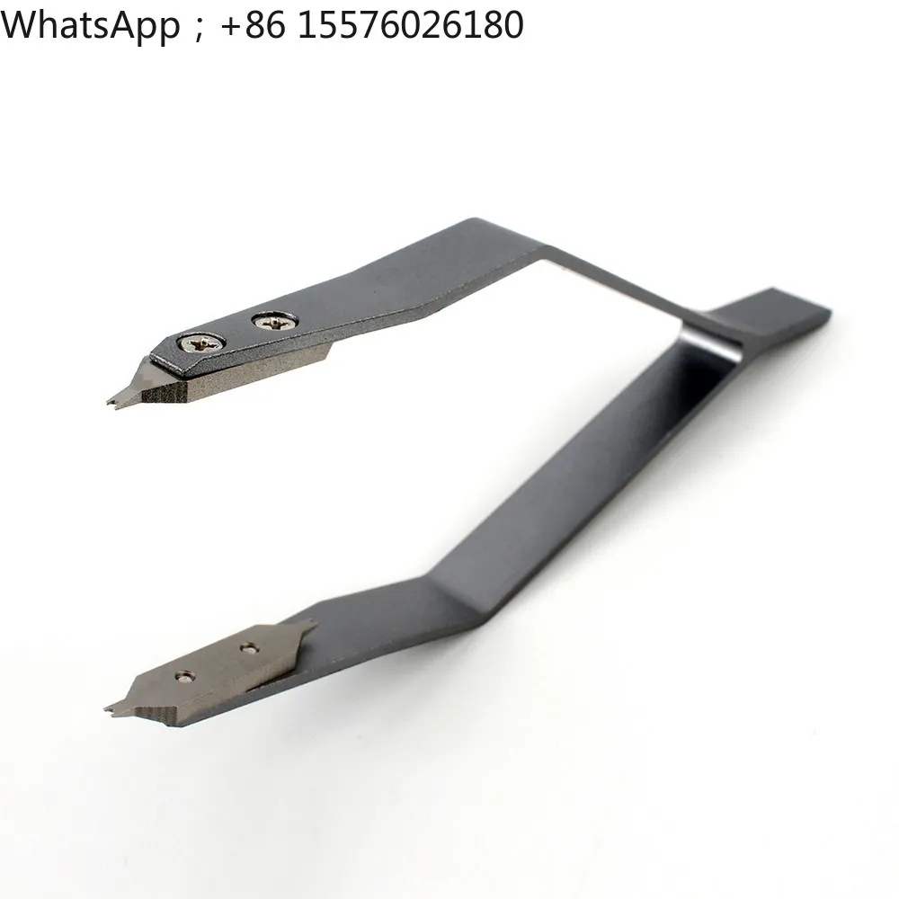 Watch Repair Tool Y-shaped Double-ended Raw Ear Pliers Disassembly and Assembly Watch with V-shaped Aluminum Alloy Pliers