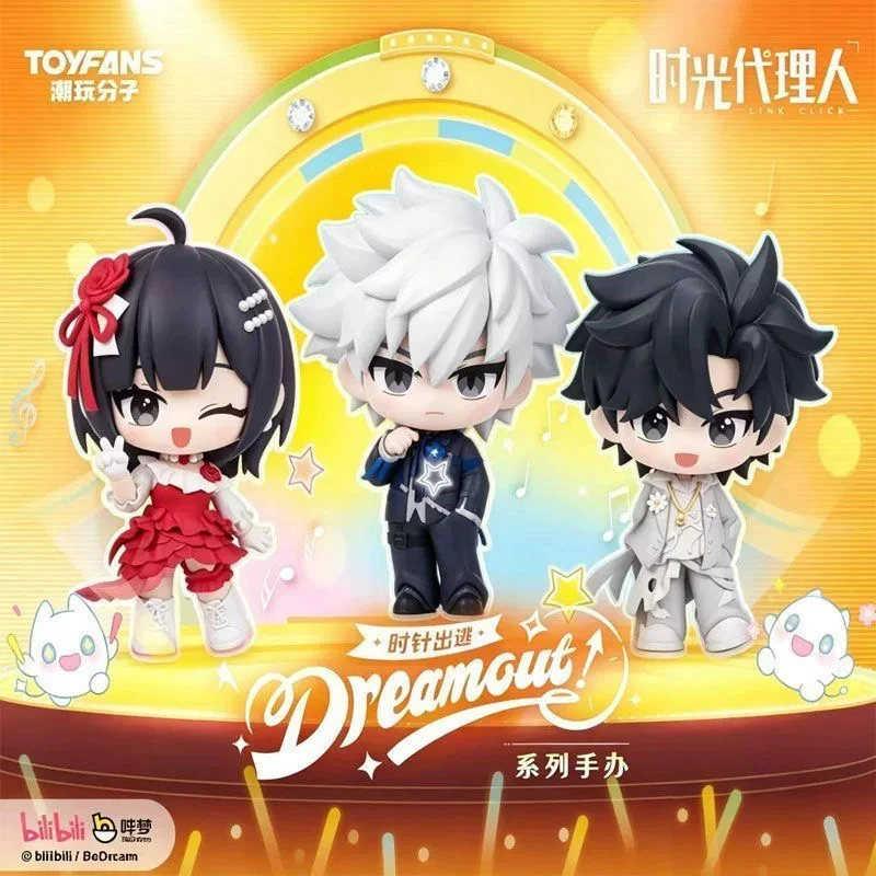 Genuine Link Click Blind Box Dreamout Mystery Box Clockwise Escape Series Music Live Anime Figures Ornament Surprise Gift Toy