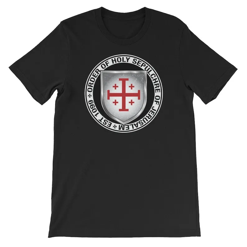 

Order of the Holy Sepulchre Jerusalem Shield Short-Sleeve Unisex T-Shirt