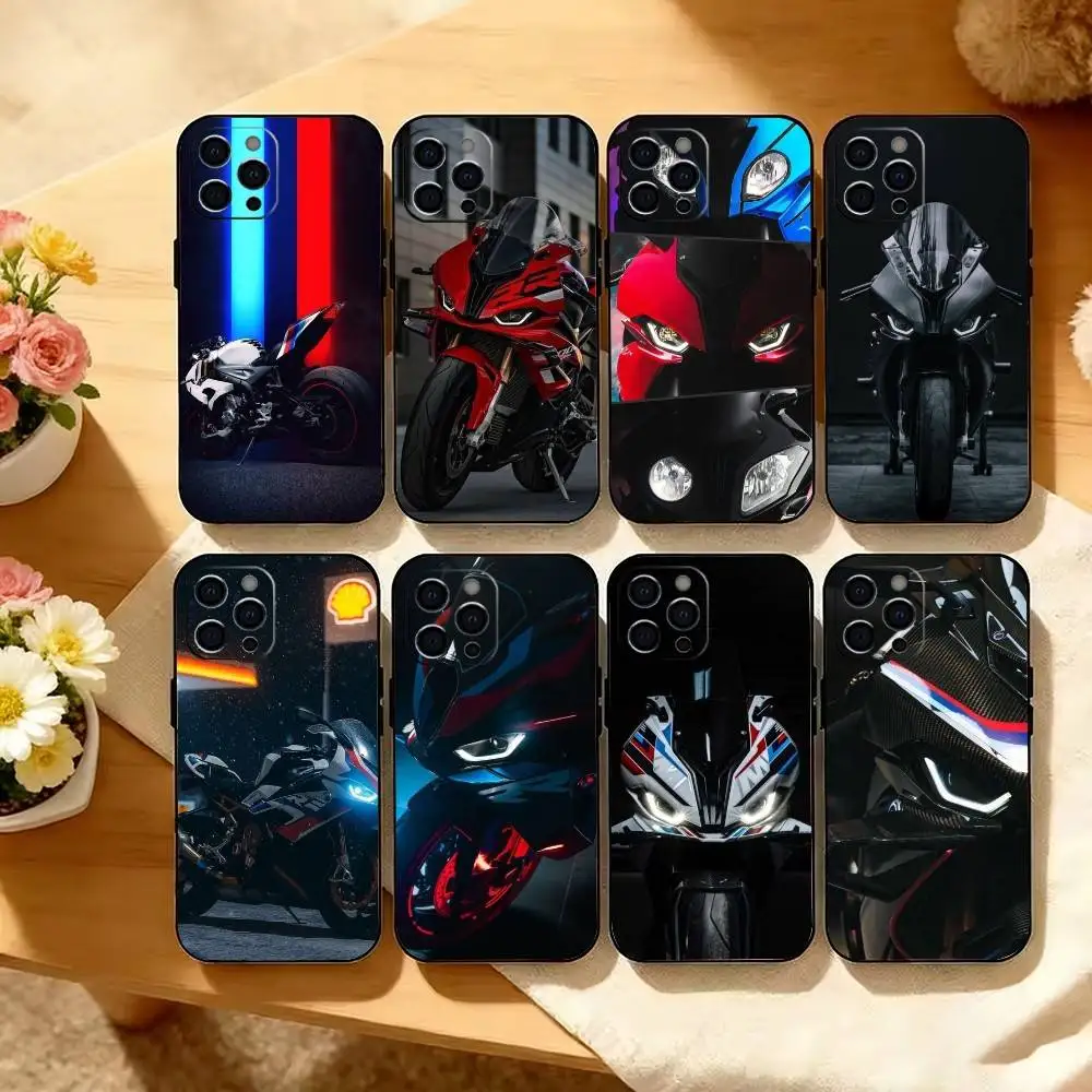 

1000RR Sunset Riding Motorcycle Phone Case Silicone Soft For IPhone 17 16 15 14 13 12 11 X XR Plus Pro Max Plus