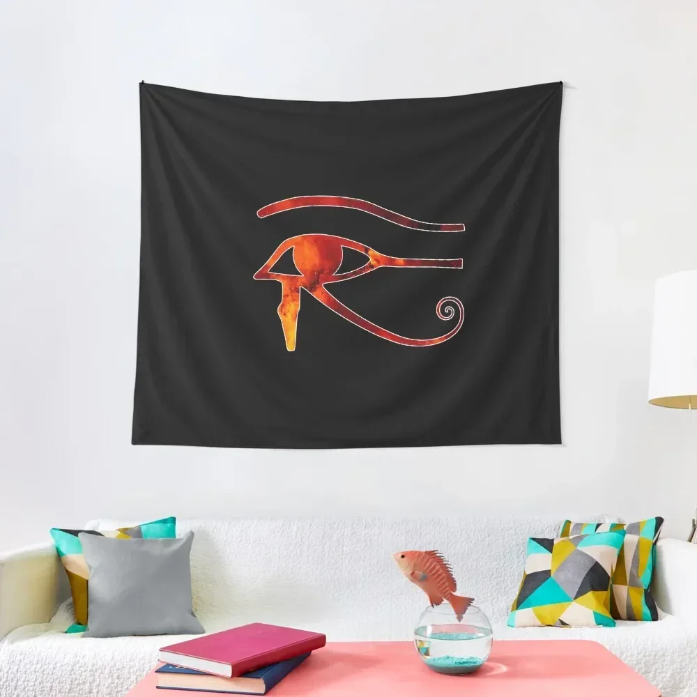 

Eye Of Horus Egyptian Eye - Red Galaxy Tapestry Wall Decor Wallpaper Home Decorating Tapestry