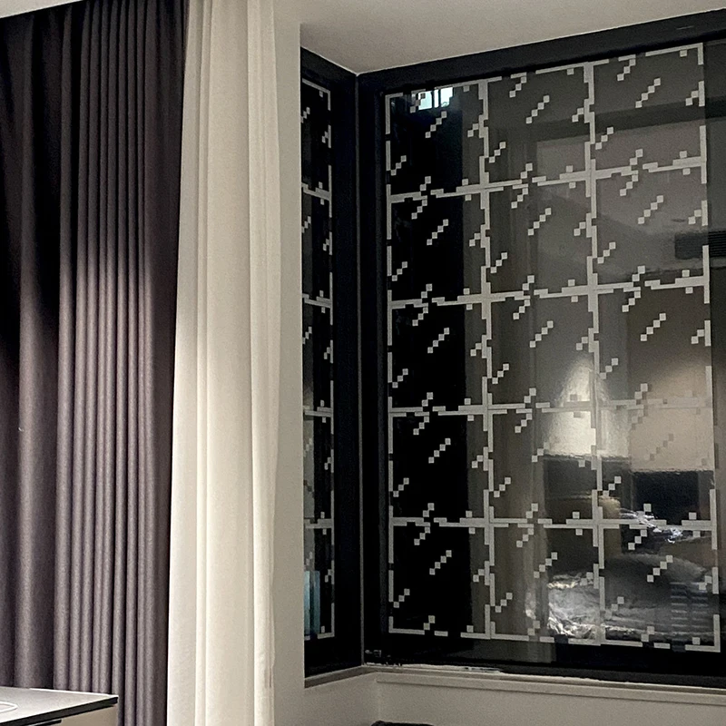 Pixel Style Electrostatic Glass Window Stickers - 1 to 30pcs