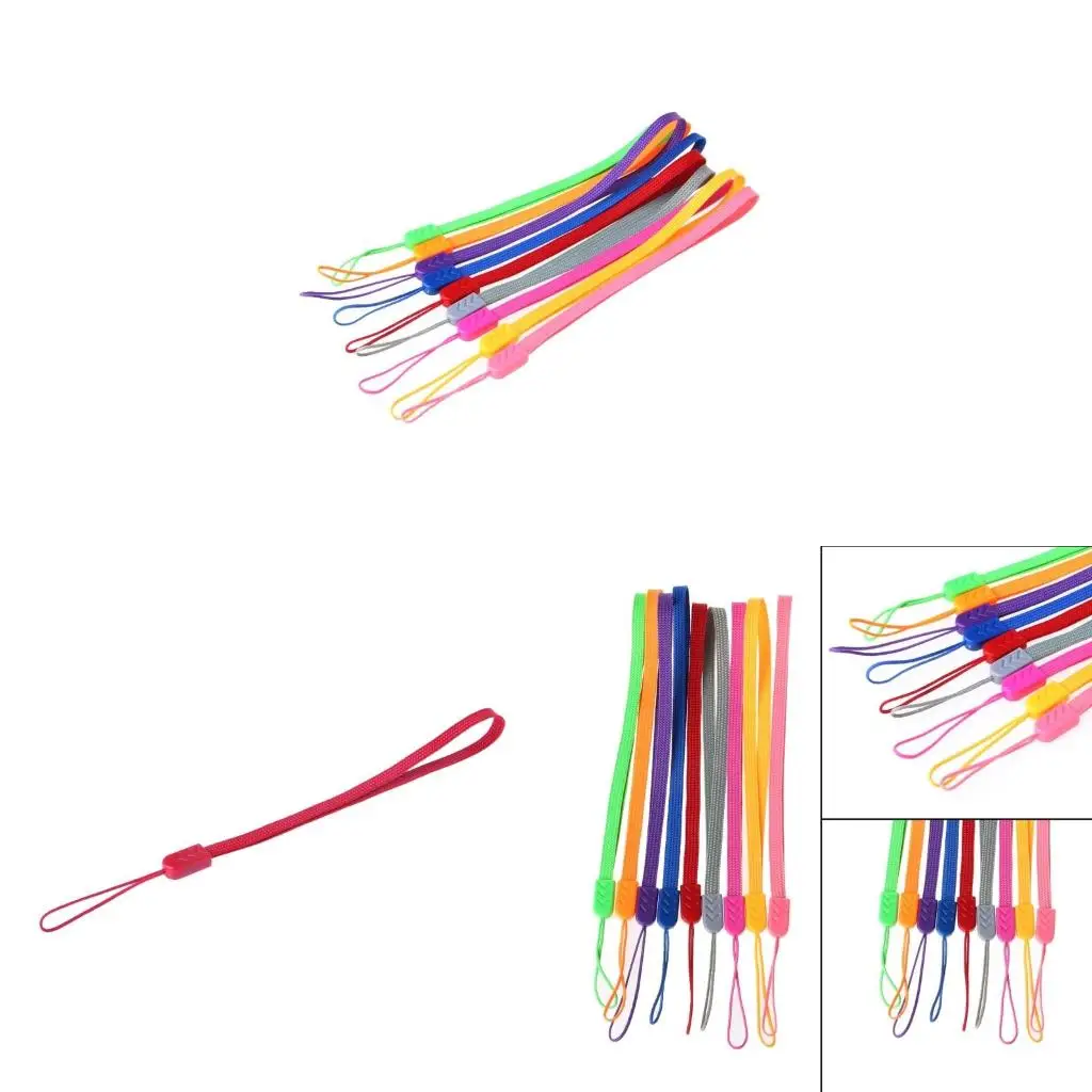 

19.5cm Short Lanyard Strap Rope For Cell Phone USB Flash Drive for Key B