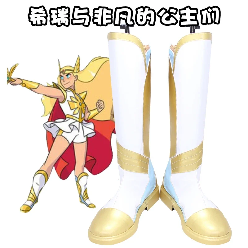 

Azur Lane USS Laffey Cosplay Boots White Shoes For Costume Accessories Halloween Party Custom Made Any Size