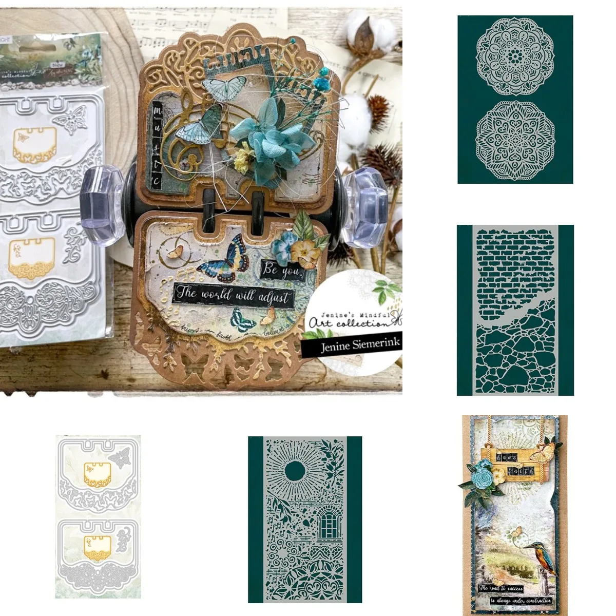 Studio Ligh 2026 Neue Metall-Stanzformen für DIY Scrapbooking, Basteln, Fotoalbum-Vorlage, handgefertigte Dekoration