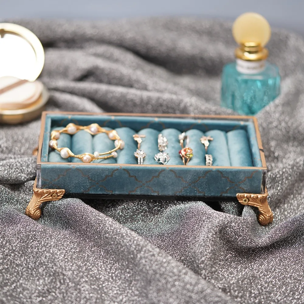 

Smooth Jewelry Display Stand Durable Multiseriate Jewelry Tray Holder Firm Large Capacity Trinket Box Showing Exhibition
