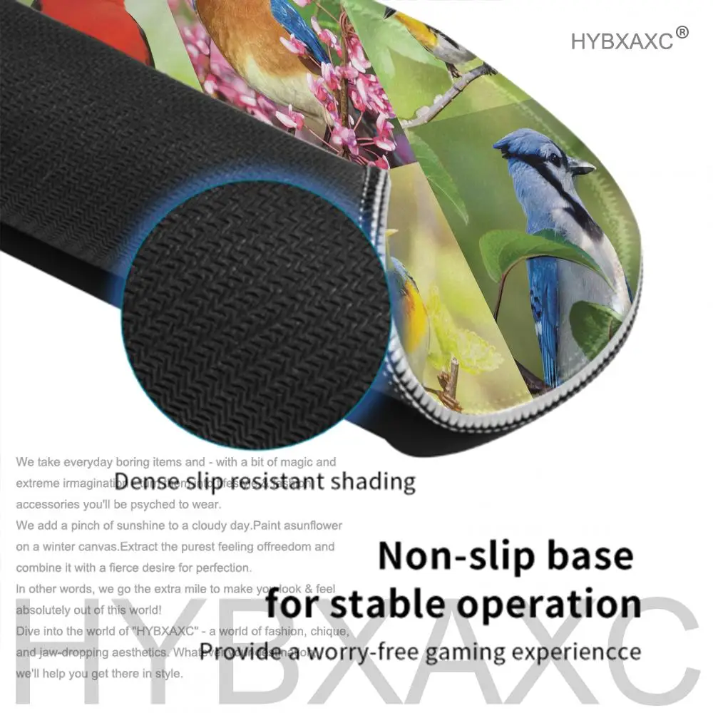 Bird Parrot Game Carpet Animal Small Mouse Pad Rubber Anti-slip Mousepad Gaming Mice Mat for PC Laptop Desktop Computer