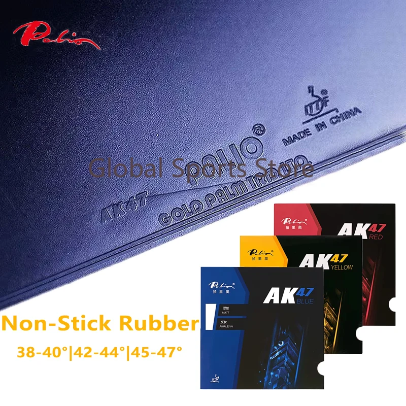 Original PALIO AK47 Table Tennis Rubber Loop Offensive RED BLUE YELLOW AK-47 AK 47 Spin Attack Ping Pong Sponge