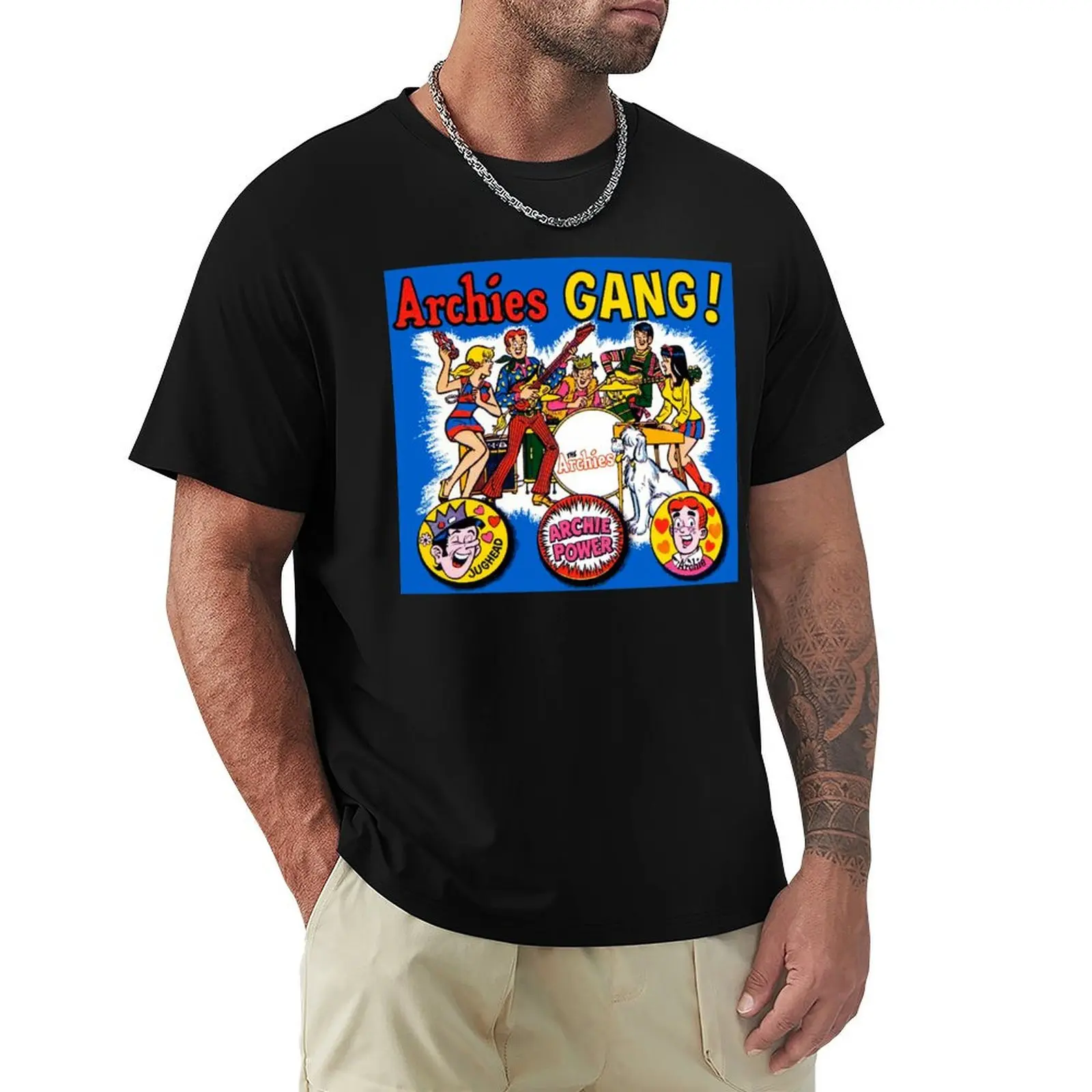 

Graphic Archie Gang Funny Gift T-Shirt All Weather Casual Short Sleeve