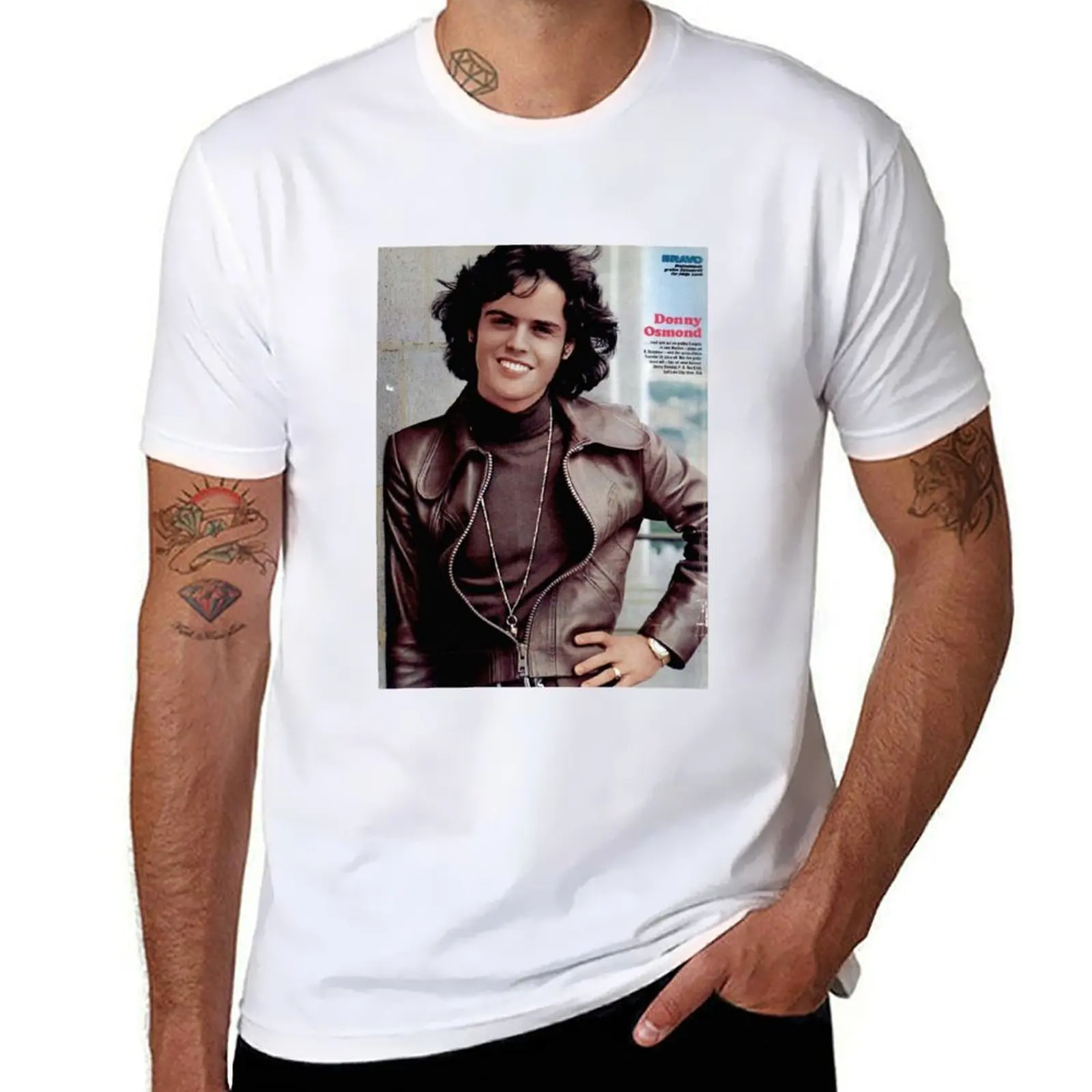 

Donny Osmond T-Shirt rapper graphic tees customizeds gifts for boyfriend vintage t shirts clothes for men