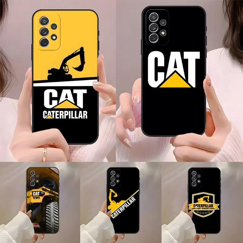 C-Caterpillar Phone Case For Samsung Galaxy A31 A33 A52 A13 A02 A72 A40 A20 A23 A54 A14 A34 Back Cover