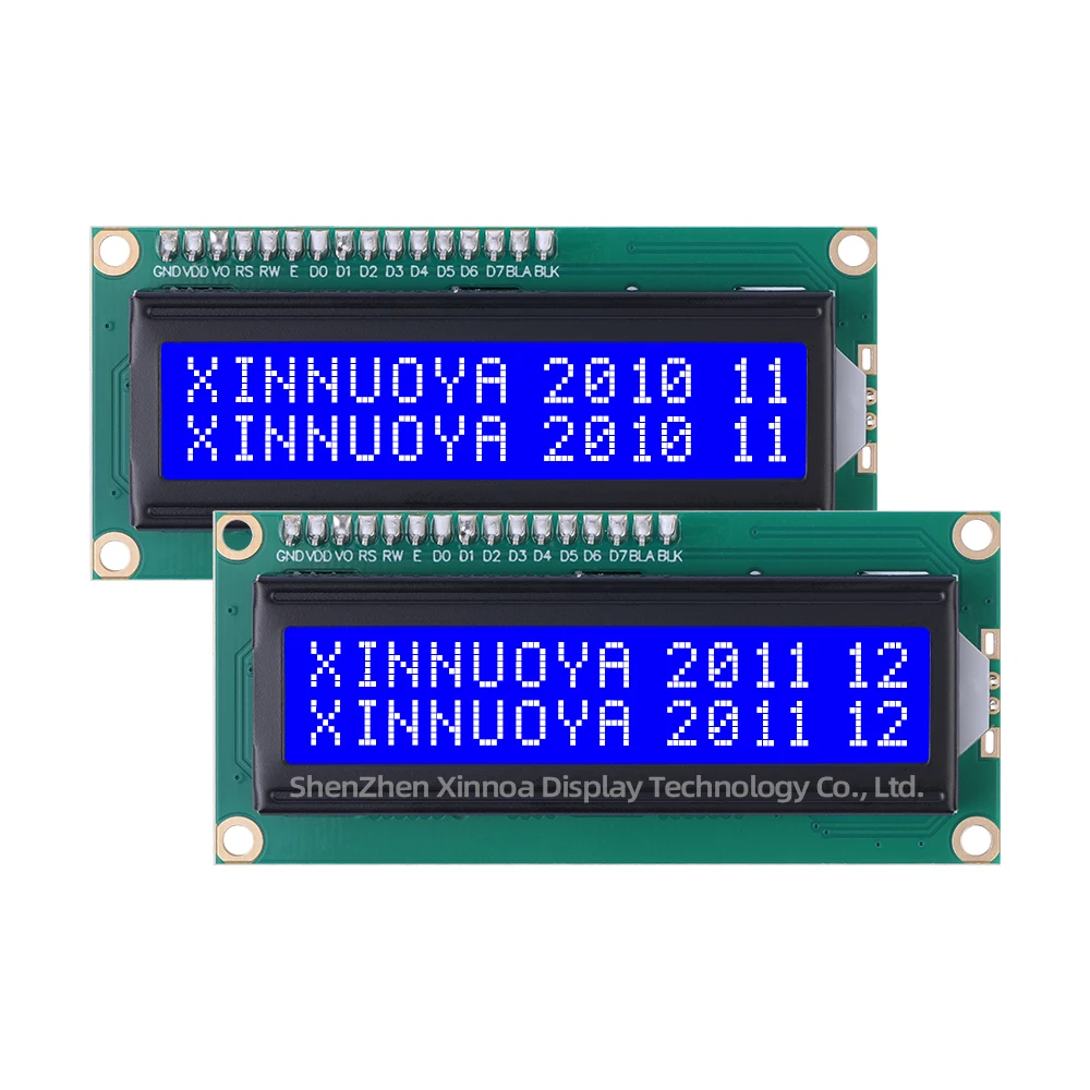 Lcd1602 1602A Lcd Module Black Screen 16X2 Character Lcd Display Pcf8574T Pcf85744 Ii C I2C Interface 5V For Arduino