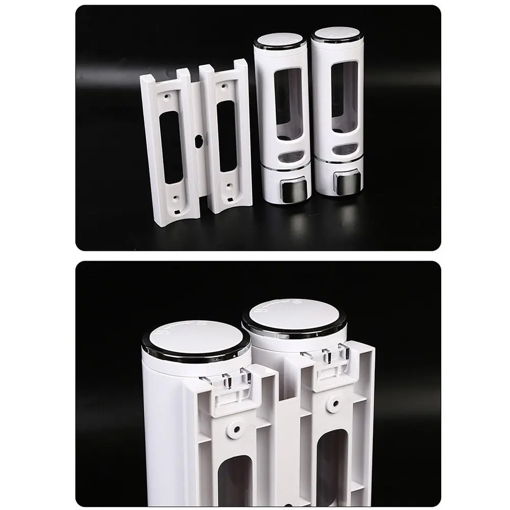 

Wall-Mount Soap Dispenser Manual Press Refillable Hand Sanitizer Jar Large Capacity Drip Type Hand Soap Press Bottle Bathroom