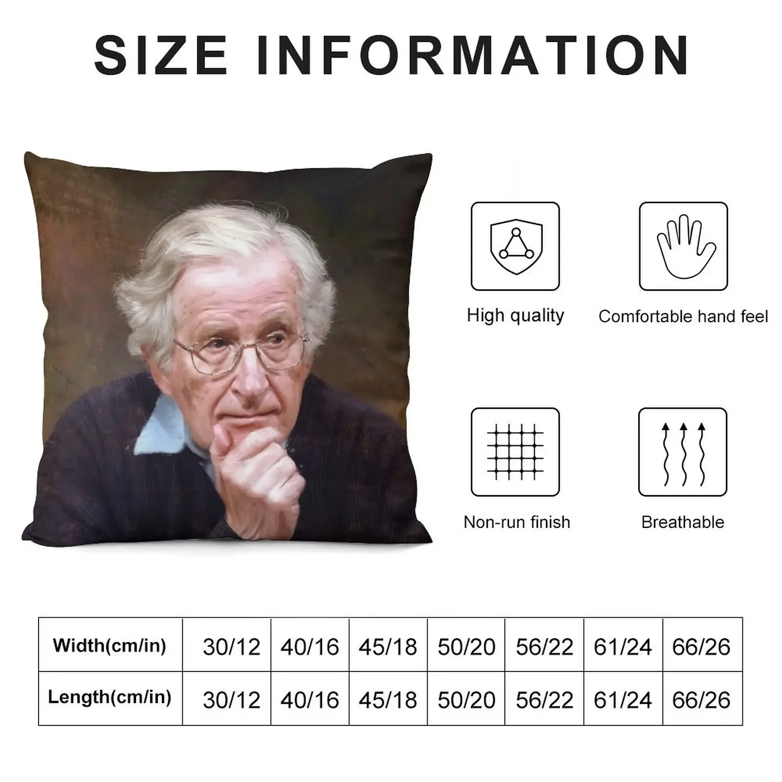 Noam Chomsky Throw Pillow Pillow Case Luxury Living Room Decorative Cushions ornamental pillows pillow