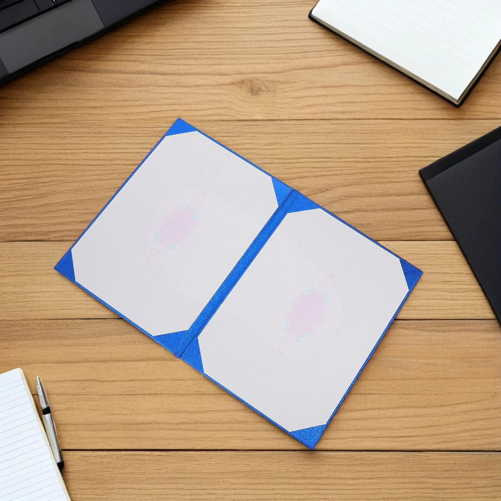 

Синяя папка для сертификатов формата А4, пустая обложка для диплома, держатель для выпускных сертификатов, защитный чехол для наград и документов