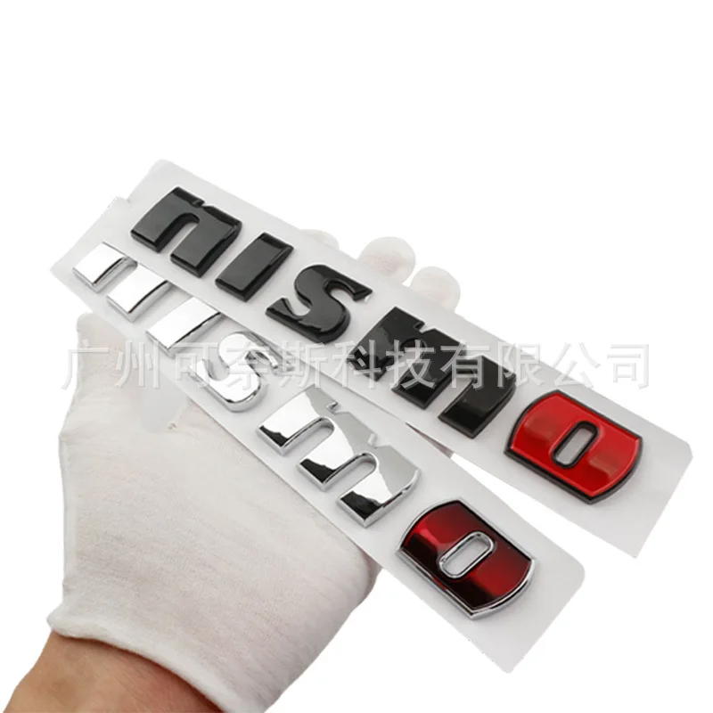 Car 3D trunk letter car sticker Nissan Touareg Sylphy Teana Nismo tail badge car sticker side label accessories