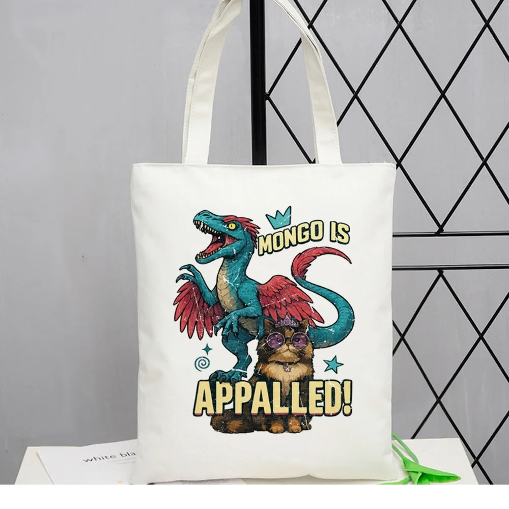 Dungeon Crawler Carl tote bag reusable y2k torba na zakupy totebag shopper femme