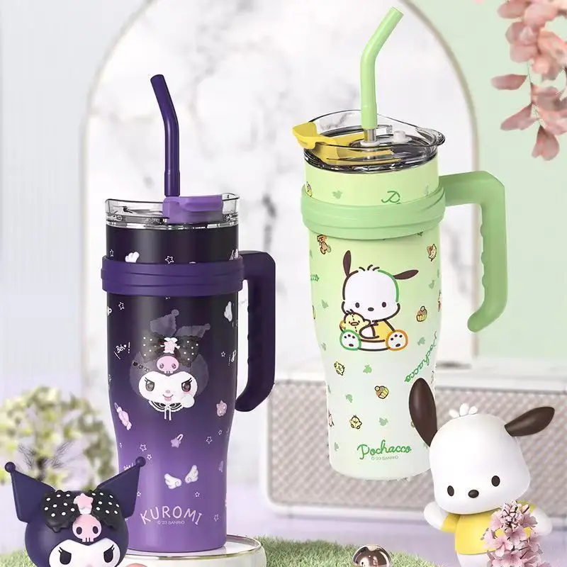 Kawaii Sanrio HelloKitty My Melody Kuromi Premium Stainless Steel Bottle Large Capacity Essential for Hydration on The Go Anime view 2