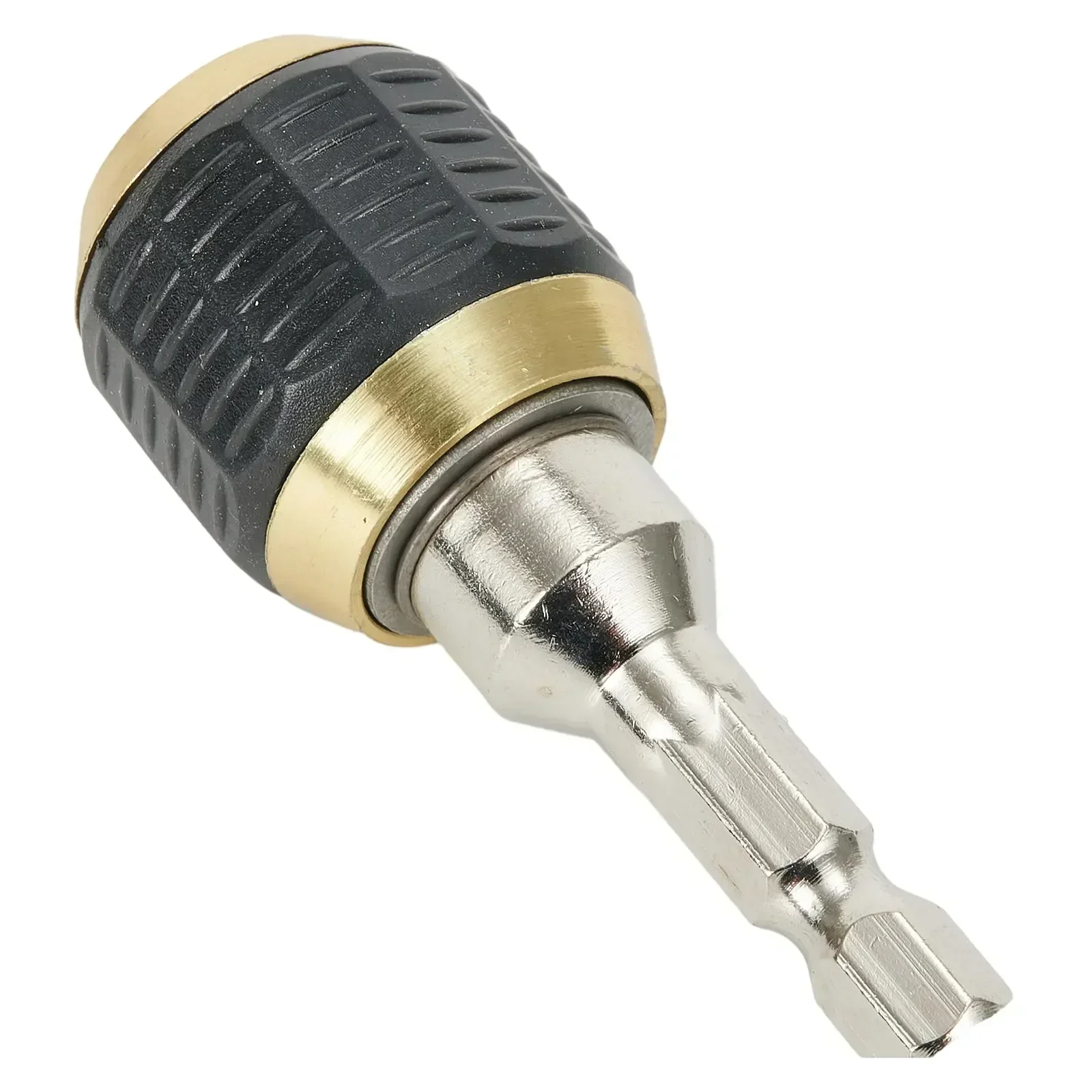 

Accessories Brand New High Quality Keyless Drill Chuck Non-slip Handle 60mm Length 1/4" Hex Shank Carbon Steel