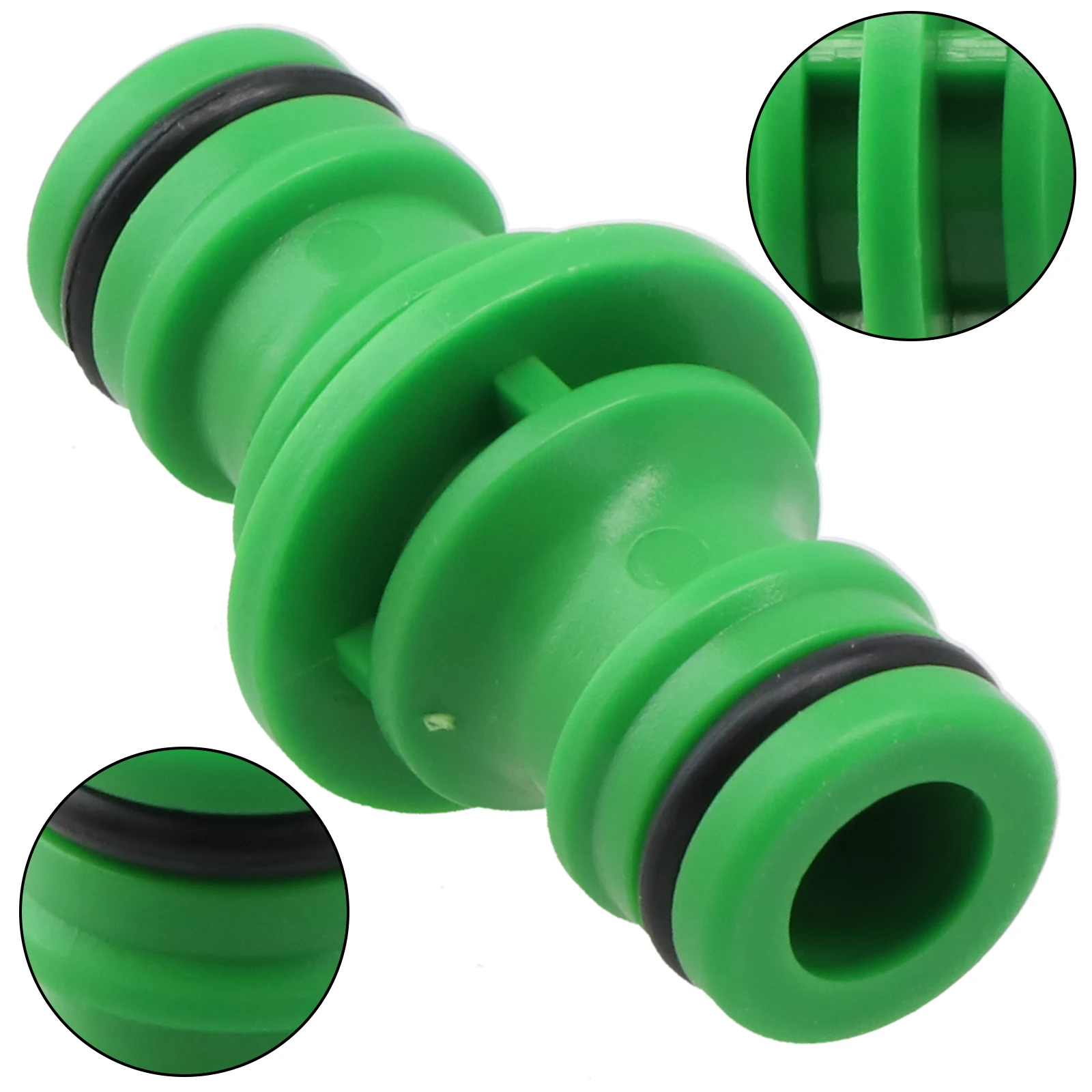 Connettore per tubo da giardino a 2 vie accoppiatore Joiner irrigazione tubo dell'acqua rubinetto maschio nero adattatore Extender Set per tubo flessibile tubo