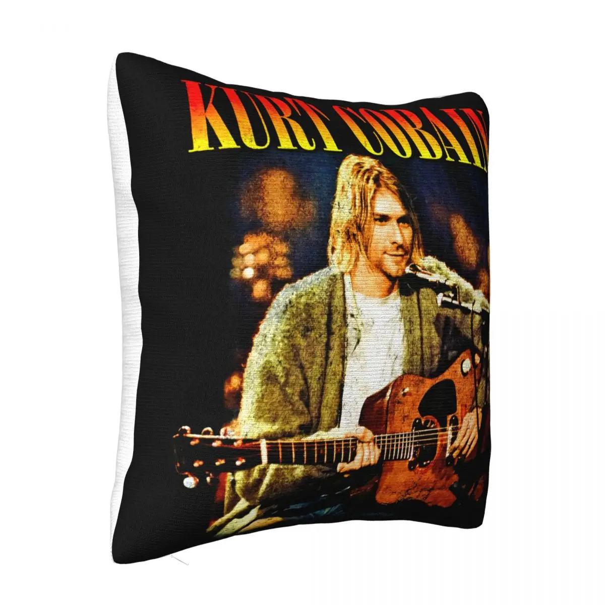 Kurt Cobain 2 Xl Men's Creative Science Adult New Rock Personalized Creative Design Movie Text Slogan Pillow Case