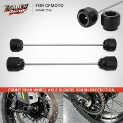 Motorcycle 450 MT Front Wheel Axle Sliders Rear Swingarm Spindle Spool Crash Slider For CFMOTO 450MT 2024 MT450 2026 SliderGuard