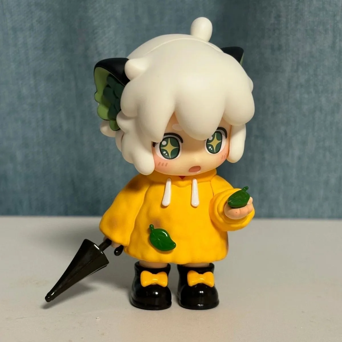 

Little Black 2 Q-Figure 5 cm Resin Desktop Ornament Cute Cat Ninja Collectible DIY Gift for Anime Fans