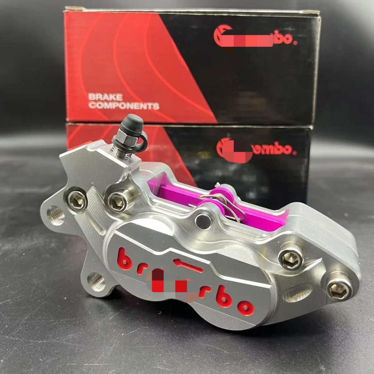 

Domestic 1:1 large abalone calipers CNC fully forged 40mm hole pitch for universal use before and after four piston track level