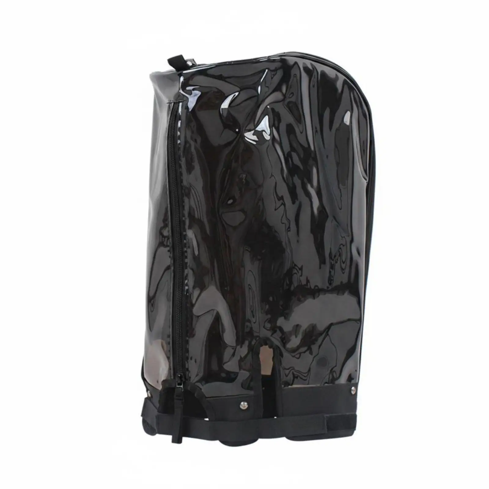 golf-cap-cover-flexible-transparent-hood-zippered-entry-dustproof-protection-for-travel-cart-golf-bags