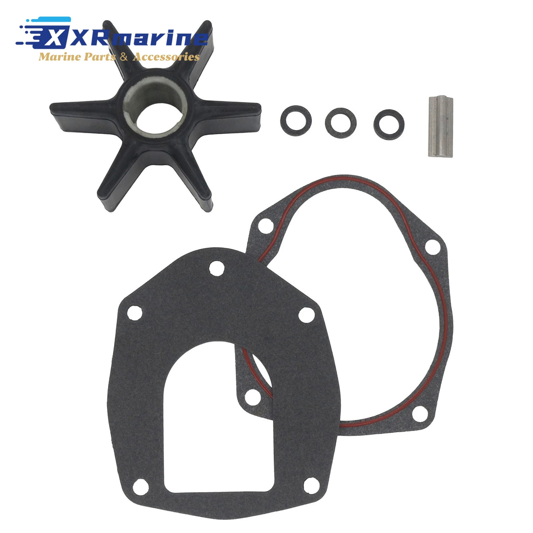 43026Q02 Water Pump Impeller Repair Kit Compatible with Mercruiser Stern Drive Alpha 1 Gen 2 Replacement 47-43026Q02