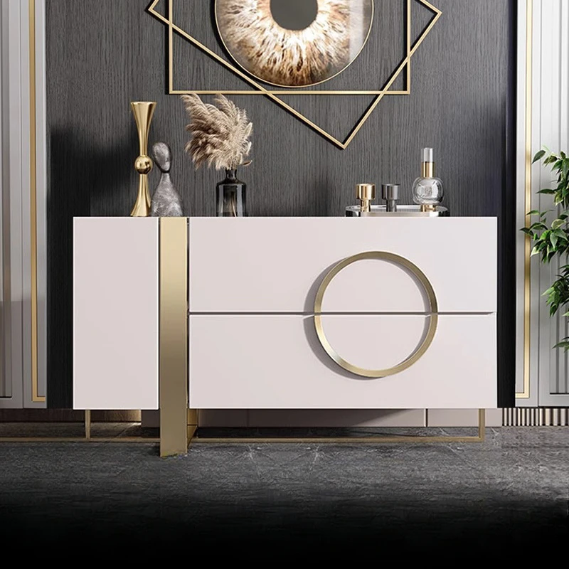 

Light luxury dining side table Italian living room household wall partition cabinet Modern style locker entry door Minimalist di