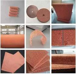 Porous Foam Copper Heat Dissipation Catalyst Carrier Electromagnetic Shielding Foam Metal
